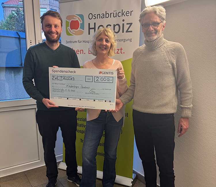 Weihnachtsspende 2025 für die Arbeit des Ambulanten Kinderhospizdienstes